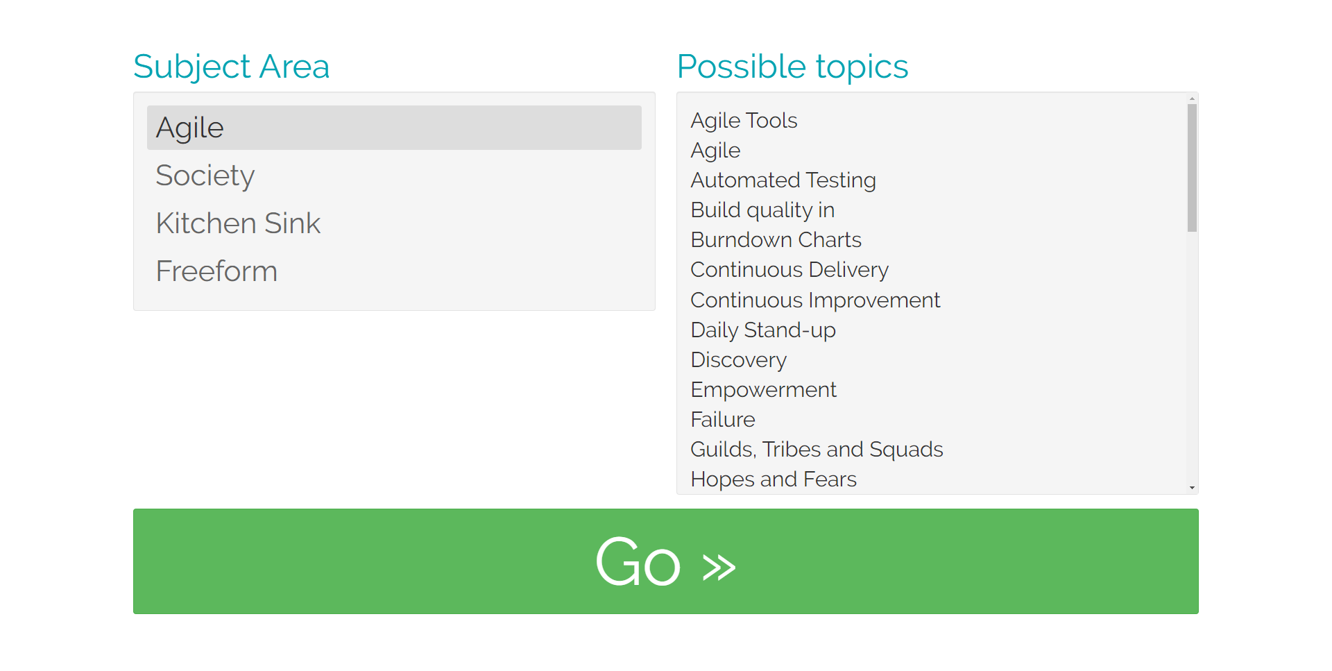sceenshot z prezentačního karaoke