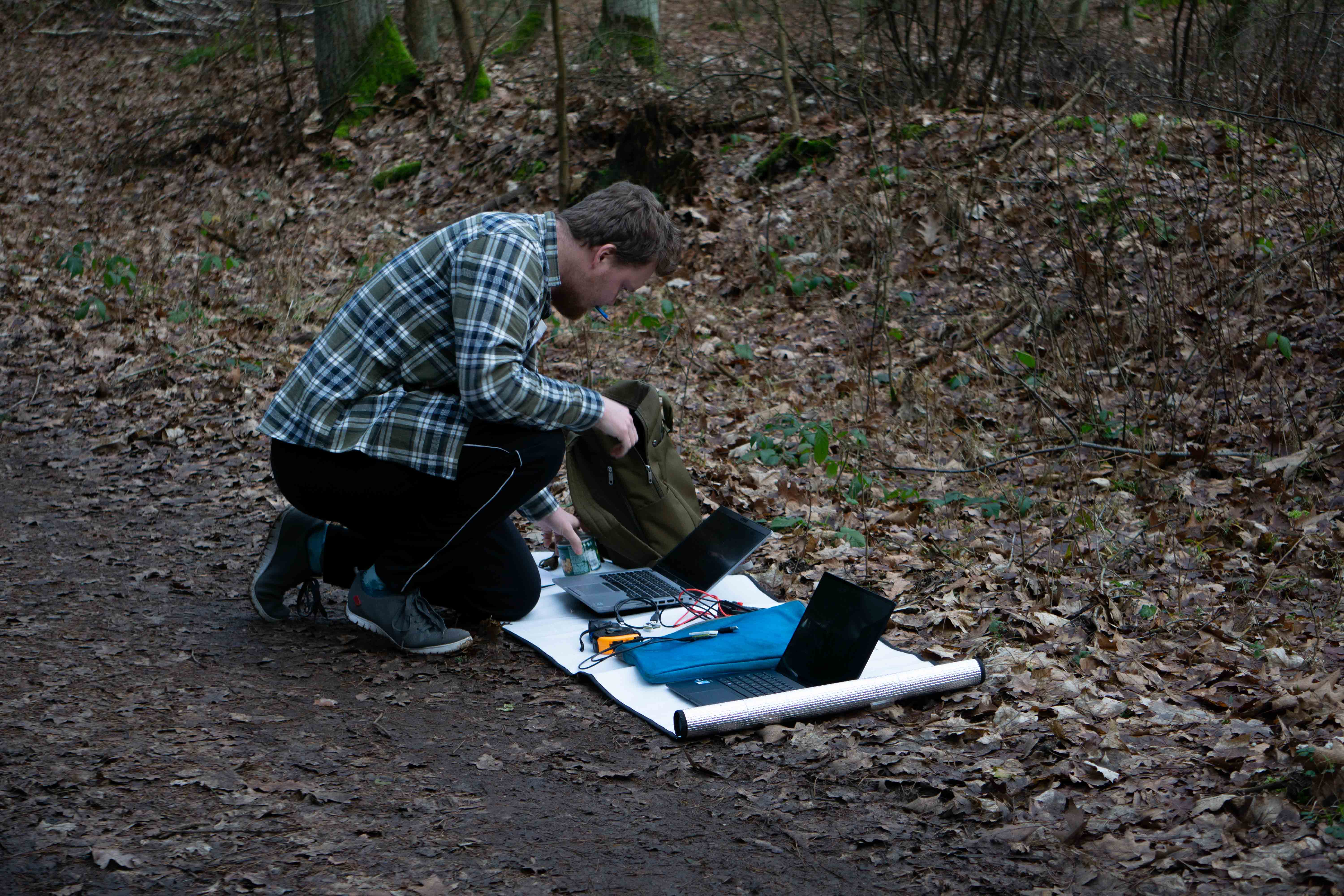 Fotka při měření